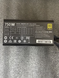 750W電腦火牛：Cooler Master MPY-7501-AFAAG 電源供應器。（唔齊線）