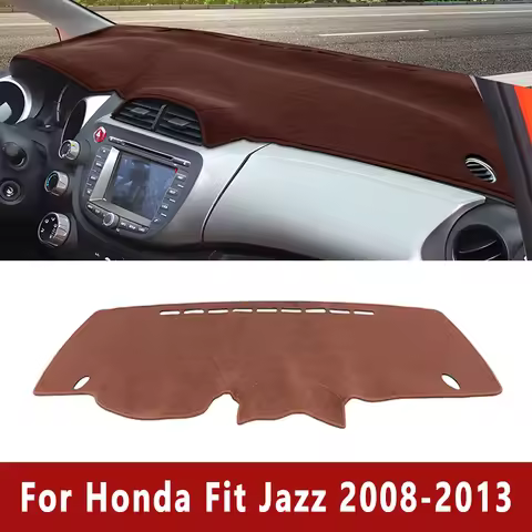 Car Dashboard Mat Sun Shade Non-slip Cover Accessories For Honda Fit Jazz MK2 2008 2009 2010 2011 20