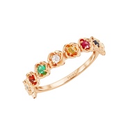 PRIMA แหวนพลอย Nine Lucky Gems (นพเก้า) ตัวเรือน 9K รหัสสินค้า 993R0004-01