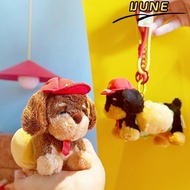 IJUNE Furry Puppy Keyring, Furry Puppy Coin Purse Dachshund Dog Keychain,  Bag Pendant Creative Stuf