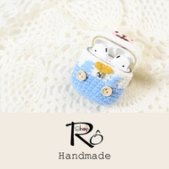 Airpod 2-Shaped Bear-Shaped Bag Innocent And Funny, Airpod case cute Handmade Wool