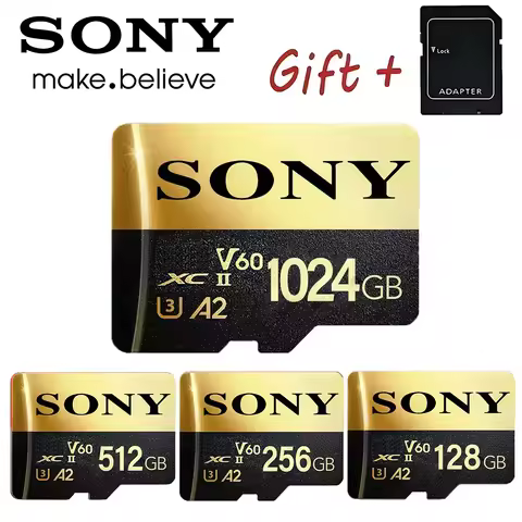 SONY Ultra Micro Tf SD 128GB 256GB 512GB 1TB Micro Tf SD Card SD/TF Flash Card Memory Card MiniSD fo