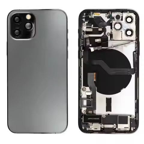 Best Ori Back Housing For iPhone 12 Pro Max 12 mini With Charging Cable + NFC Wireless charging Coil