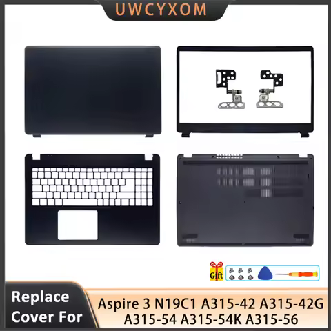 Replacement For Aspire 3 A315-54 A315-42 A315-54K A315-56 N19C1 EX215-51/52 Top Case LCD Back Cover 