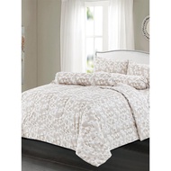 ชุดเครื่องนอน 5 ฟุต 6 ชิ้น รุ่น MICRO PRINT HAVEN BEDDI