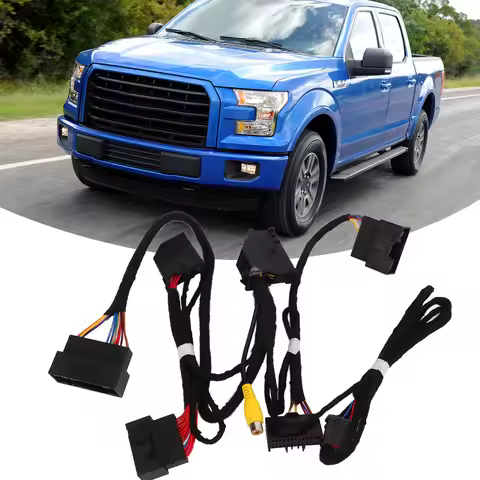 HC3Z 19A387 B 4in To 8in PNP Conversion Harness Wearproof Black Professional Anti Aging ABS for SYNC