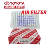 17801-21050 Toyota Altis Harrier Sienta Vios Air Filter