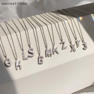(sun) Fashion Shining A-Z Letter Pendant Charm Nelace 26 Initial Alphabet Name Clavicle Chain Party 