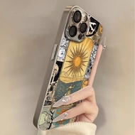 เคสโทรศัพท์มือถือแบบฝังสีที่มีช่องวางของ Apple 16Promax 15 14Plus 13pm 12 เคส iPhone 11 17 พร้อมขาตั
