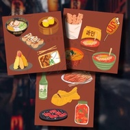 [B168] Aesthetic Japanese Korean Food Sheet Sticker