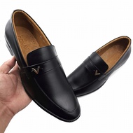 Giày Tây Nam Da Bò Thật 100% NDK Cao Cấp Thiết Kế Khóa V Thời Trang D.GCV