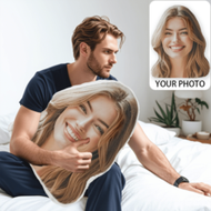 Customized Photo Throw Pillow - Personalized Head Pillow - Customized Full Body Photo Pillow - Photo