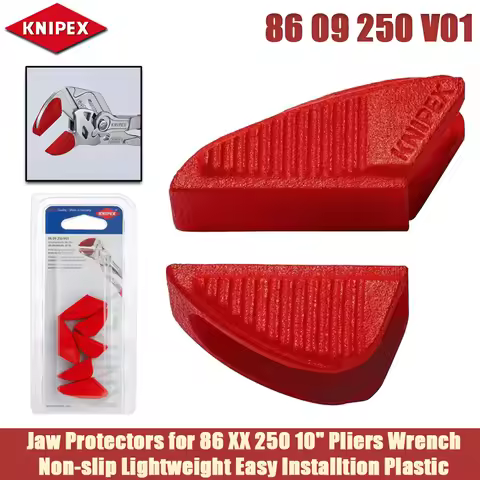 KNIPEX 87 09 250 V01 Jaw Protectors for 86 XX 250 10" Pliers Wrench Non-slip Lightweight Easy Instal