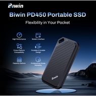 # Biwin PD450 Portable SSD / 500GB / 1TB / Up to 560 MB/s Read and 430 MB/s Write