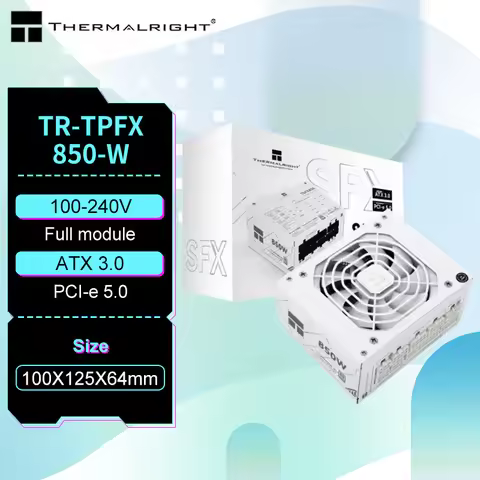 Thermalright TR-TPFX850 White SFX full module Embossed pattern plate case power supply, support ATX3