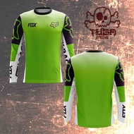 HYS FOX Breathable Men's Motorcycle Cross-country Speed Surrender Long-sleeved Cycling Jersey COD