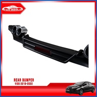 ∏ ❥ ◐ Toyota Vios 2019-2024 Rear Bumper Diffuser (CHROME / MATT BLACK)