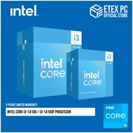 Intel CORE I3-14100 / I3-14100F Processor  12M Cache, Up To 4.70 GHz # LGA1700 4 Core (4P+0E) 8 Thre