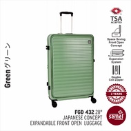 SAMEL Japanese Concept Expandable Anti-Theft Zipper Front Open Luggage (28") FGD 432