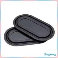 Bang 2pieces Black Vibration Plate  Sensitivity and Resolution Passive Radiators DIY Bass Speaker Loudspeaker Vibrating