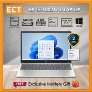 HP 15-FD0217TU / FD0218TU / FD0219TU Laptop (i5-1334U 4.60Hz,512GB SSD,8GB,Intel,15.6" FHD,W11,HS21)