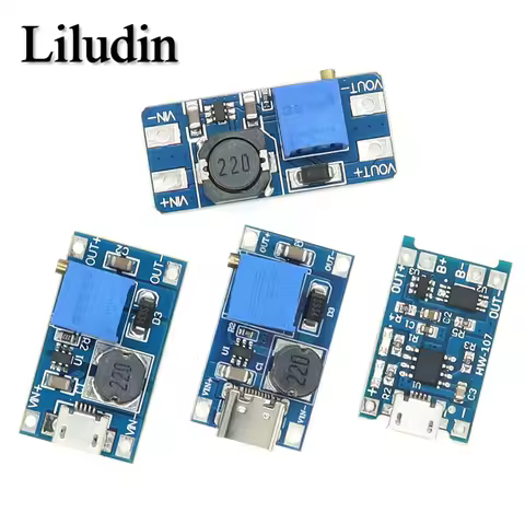 5Pcs MT3608 DC-DC Step Up Converter Booster Power Supply Module Boost Step-up Board MAX output 28V 2