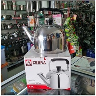 113532 Whistling Kettle 4 liter Bella, Kettle Zebra SUS 304