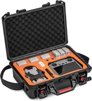 เคสแข็งกันน้ำสำหรับ Mini 4 Pro &amp; Mini 3ซีรีส์กระเป๋าหิ้วป้องกันได้สำหรับ DJI Mini 4 Pro Fly ขึ้น Combo อุปกรณ์โดรน-ทนทานและกันน้ำสำหรับ DJI RC 2/RC-N2