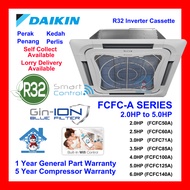 Cassette ⬆️ DAIKIN R32 Inverter Non Inverter Ceiling Cassette Air Cond FCFC-A FCC-A SkyAir 2HP 2.5HP