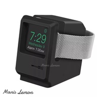 Manis Lemon คอมพิวเตอร์ย้อนยุค แท่นวางที่ชาร์จแอปเปิ้ลวอชแท่นชาร์จซิลิโคน สําหรับ for Apple Watch Ch