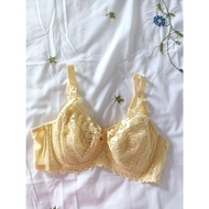 Si bra size 80/85 C D yellow lace