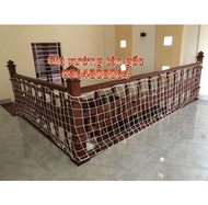 Lưới an toàn cho bé  Lưới chắn cầu thang {Mắt 10x10cm}  nhiều kích thước + Tặng kèm dây buộc