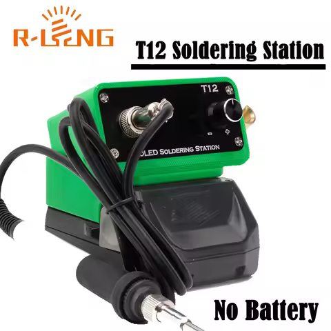 OLED Quick T12 Soldering Iron Station Adjustable Welding Station For (HiKOKI) Hitach18V Li-ion Batte