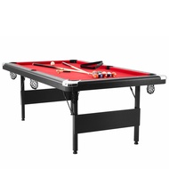 VEVOR 6.3/7 ft Billiards Table Pool Table Portable Foldable Space-Saving Billiard Table Set Includes