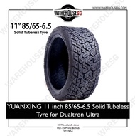 11 inch 85/65-6.5 Solid Tubeless Tyre for Dualtron Ultra