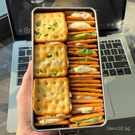 Taiwan Snacks Chives Nougat Sandwich Biscuits Iron Box Nougat Biscuit Satisfy the Appetite Internet 