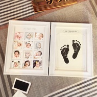 Baby Hand And Footprint Kit - Baby Footprint Kit Newborn Keepsake Frame New Born Gift Picture Frame