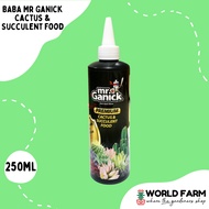 BABA Mr Ganick Premium Cactus & Succulent Food (250ml) , Ready to Use Plant Fertiliser / Fertilizer