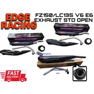 Y15ZR Y15 EXHAUST LC135 V6 135LC EXHAUST E6 FZ150 EXHAUST RACING 32MM EDGE RACING EXHAUST EKZOS FZ15