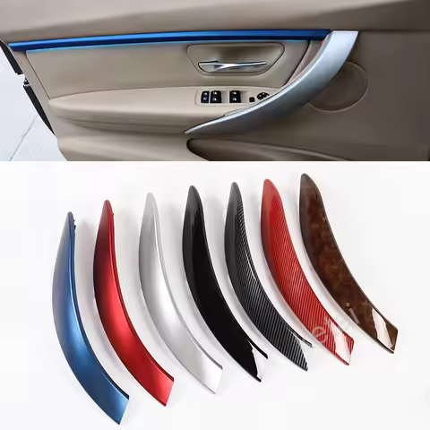 Inner Doors Handle Outer Pull Trim Cover Car Accessories For BMW 3 4 3GT Series 2013-2018 F30 316d 3