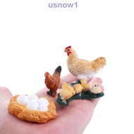 AHOUR1 Life Cycle Figures Science Gifts Swan Model Hen Miniature Poultry Growth Cycle Cycle Duck Figurine