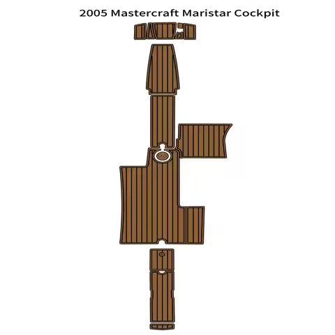 2005 Mastercraft Maristar Cockpit Pad Boat EVA Foam Faux Teak Deck Floor Mat ZY