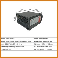 ۩ ◿  Inplay GP-Series Generic Power Supply GP200 / GP250 / GP300 PSU PC POWER
