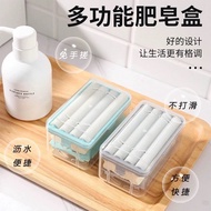 21262, Multifunctional Anti-slip no waste Plastic Soap roller spring scrub bubble Box, Multi-Functio