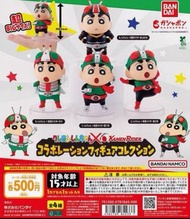 日本蠟筆小新 x 幪面超人 一套4款 假面騎仕