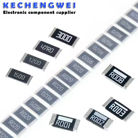50PCS/LOT 2512 SMD Chip Resistor 5% 0R-1M R001 R010 R100 R020 1R 10R 100R 1K 10K 100K 1M ohm