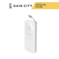 Iwalk 10000mah 30w Linkpod Reel Powerbank With Retractable Usb-c Cable - White Lpr003c-002a