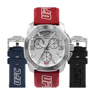 Timex TWG047400 UFC ICON CHRONOGRAPH นาฬิกาข้อมือผู้ชาย Set-Box สายซิลิโคน 3 สี แดง น้ำเงิน ดำ