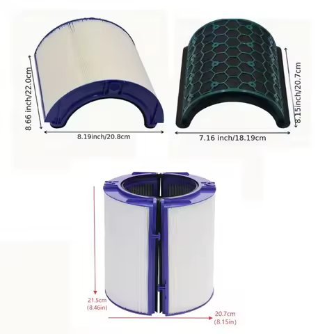 Used for Dyson Air Filters HP01 HP02 DP01、TP01 TP02 AM11 BP01、PH01 PH3A、TP04 HP04 DP04、TP06 TP10 HP0