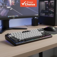 ATTACK SHARK X85 75% Gasket Mechanical Gaming Keyboard Wireless Hot Swappable PBT Keycaps RGB Linear